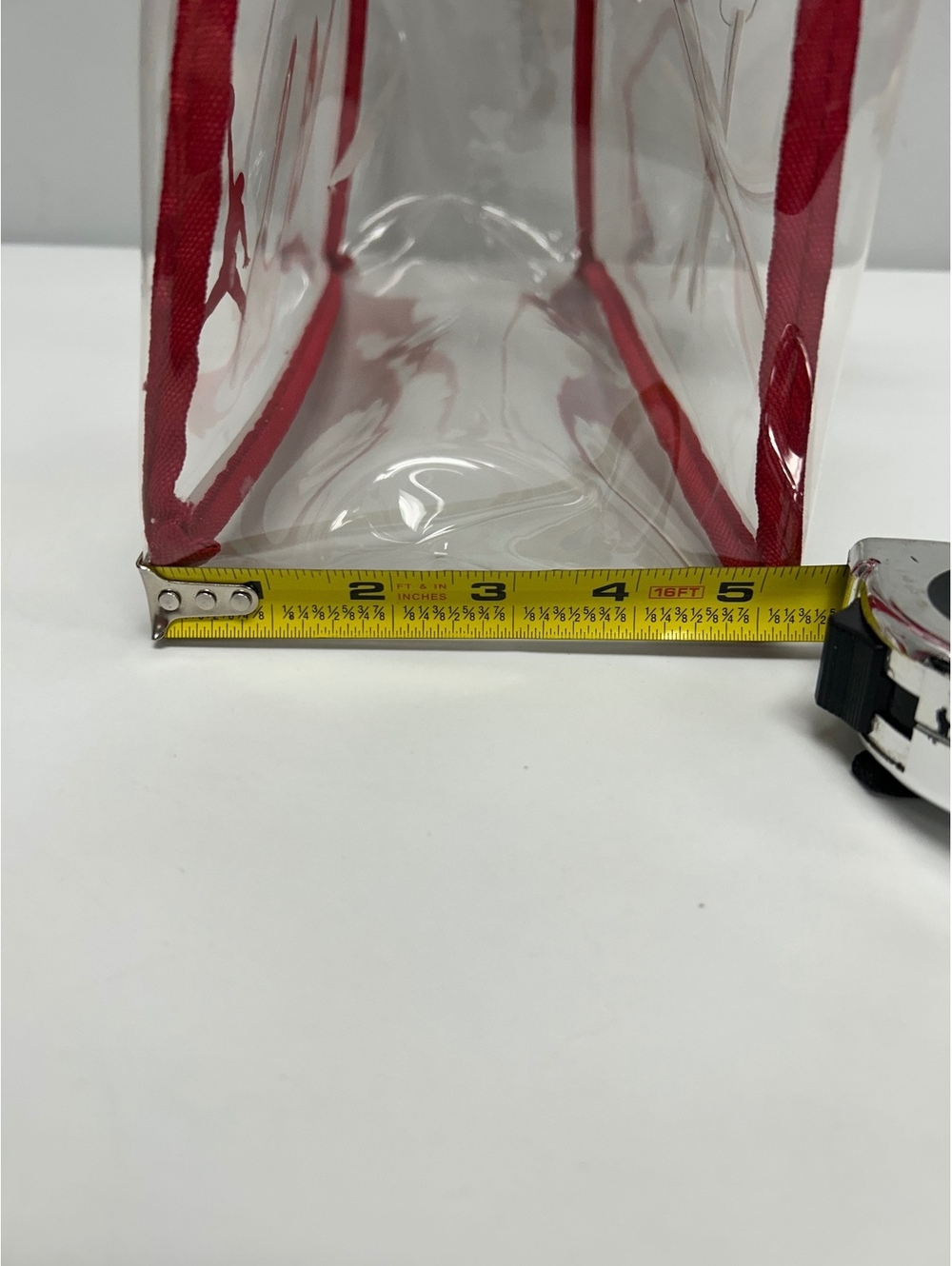 Nike Jordan Clear Red Trim Stadium Tote Bag - Picture 7 of 9